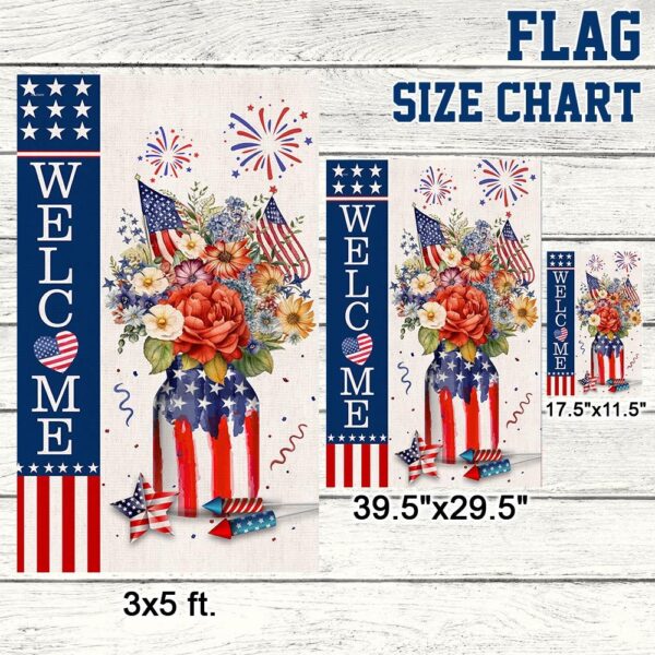 Patriotic 4th of July Flag Banner - TQN1170F - Image 6