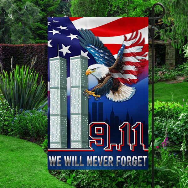 Never Forget 9/11: Patriot Day American Flag TQN1426F - Image 3