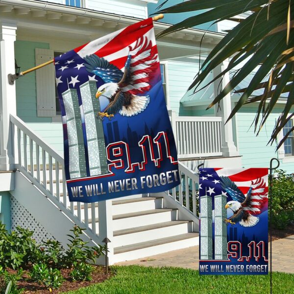 Never Forget 9/11: Patriot Day American Flag TQN1426F - Image 4