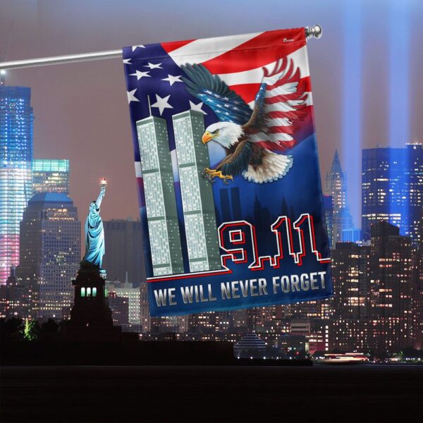 Never Forget 9/11: Patriot Day American Flag TQN1426F