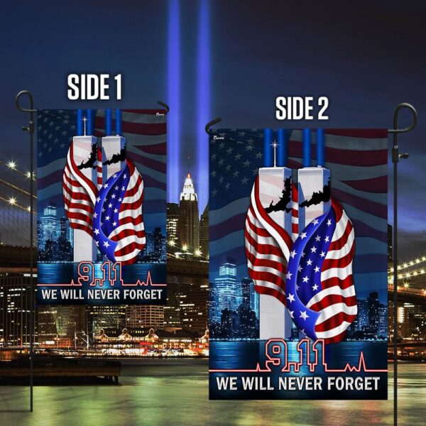 9/11 Patriot Day Flag: Never Forget - TQN1414F - Image 5