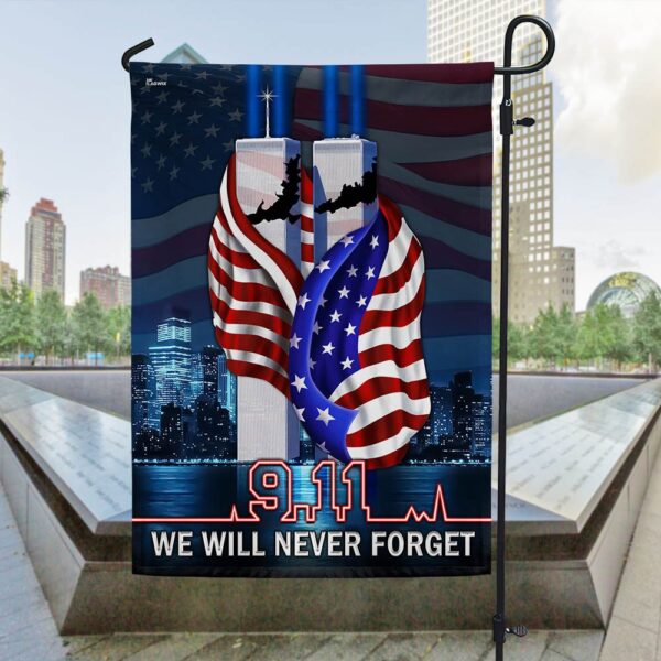 9/11 Patriot Day Flag: Never Forget - TQN1414F - Image 3