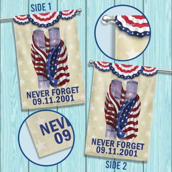 9/11 Patriot Day Flag: Never Forget September 11th - Image 2