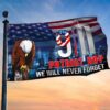 9/11 Patriot Day Grommet Flag: Never Forget (TQN1420GF)