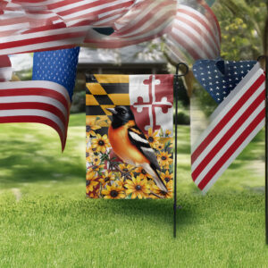 Maryland Baltimore Oriole And Black-eyed Susan Flag