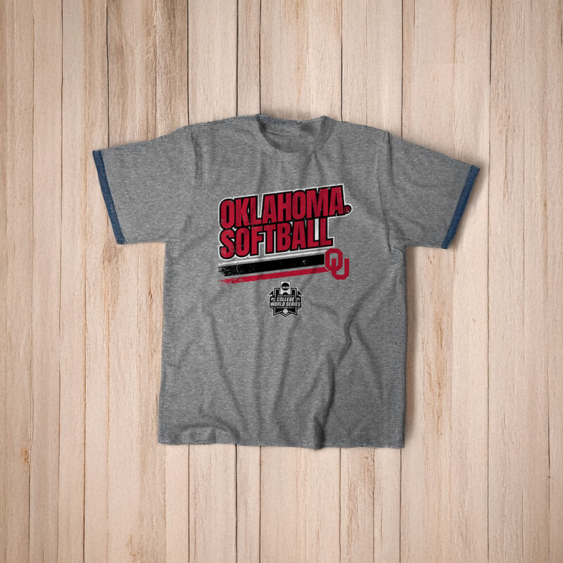 Oklahoma Softball Women's College World Series Stripe Shirt