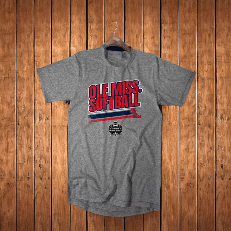 Ole Miss Softball Women's College World Series Stripe Shirt