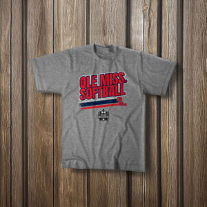Ole Miss Softball Women's College World Series Stripe Shirt