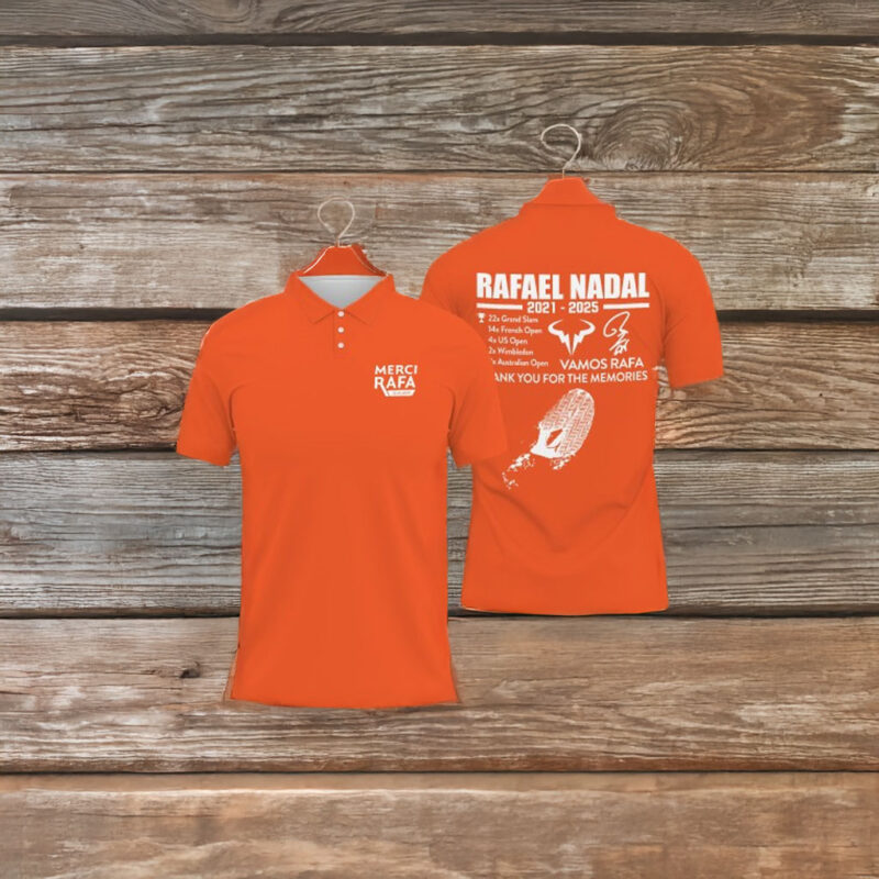 Rafael Nadal Merci Rafa Polo Shirt