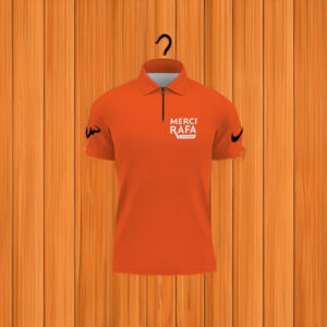 Roland Garros Merci Rafa 25 5 2025 Zip Polo Shirt