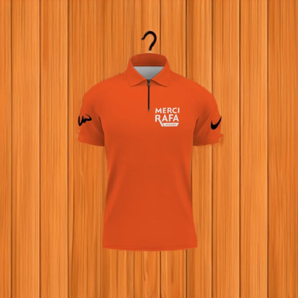 Roland Garros Merci Rafa 25 5 2025 Zip Polo Shirt
