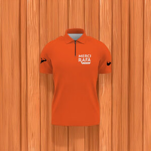 Roland Garros Merci Rafa 25 5 2025 Zip Polo Shirt