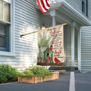 Signs from Heaven Cardinal Memorial Flag