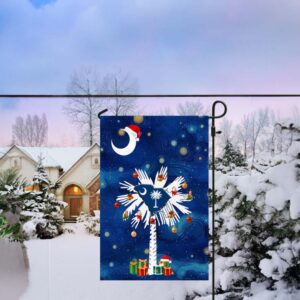 South Carolina Christmas Starry Night Flag: Festive Holiday Decor