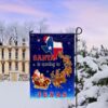 Texas Santa Flag: Christmas is Coming to Texas