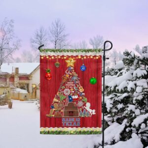Texas Christmas Tree Flag: Merry Christmas Y'all