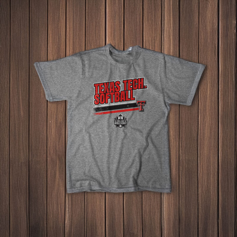 Texas Tech Softball Women's College World Series Stripe Shirt