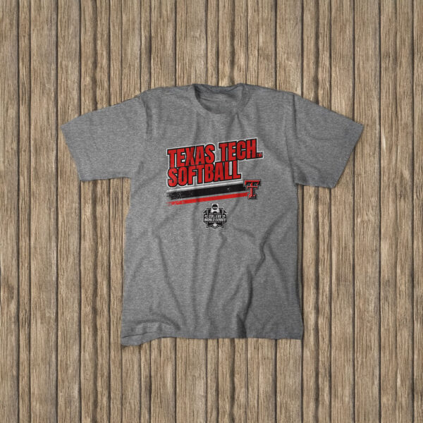 Texas Tech Softball Women's College World Series Stripe Shirt