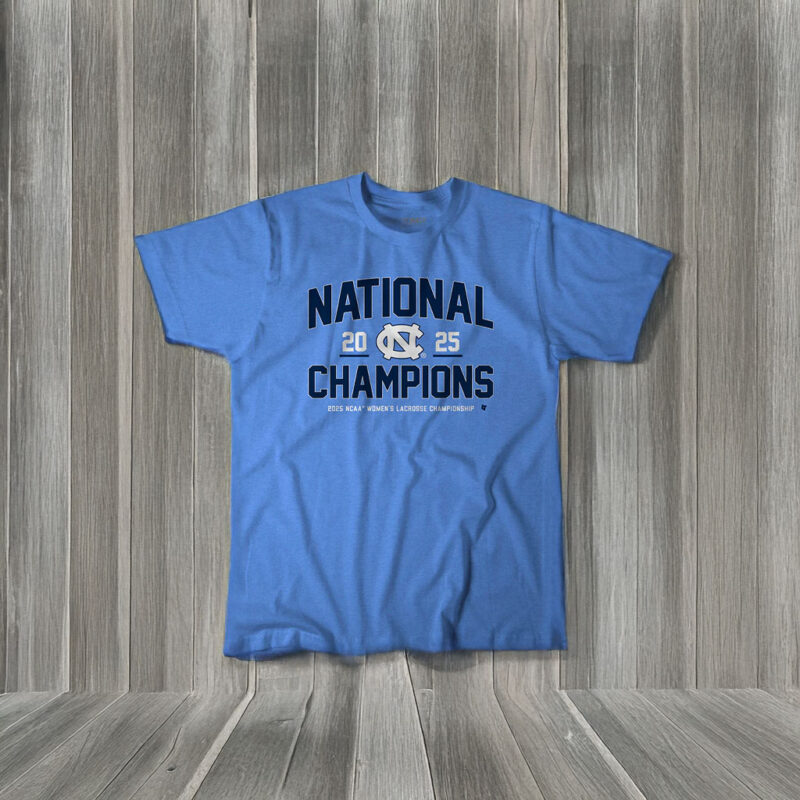 UNC Women's Lacrosse 2025 National Champions T-Shirt