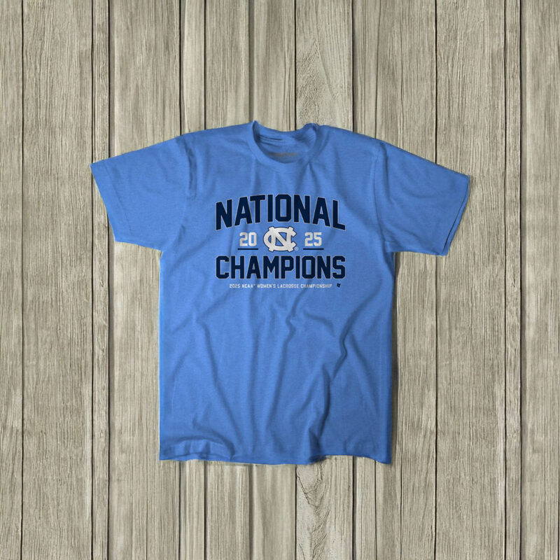 UNC Women's Lacrosse 2025 National Champions T-Shirt