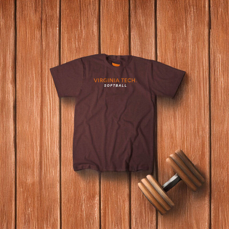 Virginia Tech Softball: Logo Stack Shirt
