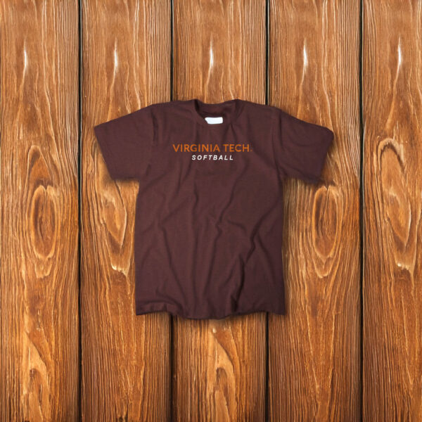 Virginia Tech Softball: Logo Stack Shirt