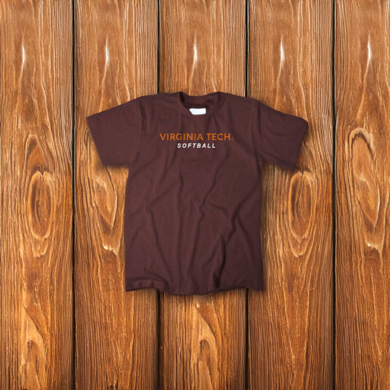 Virginia Tech Softball: Logo Stack Shirt