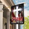 Patriotic American Flag & Cross Throw Blanket THB2051F1