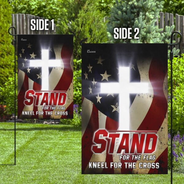 Patriotic American Flag & Cross Throw Blanket THB2051F1 - Image 10