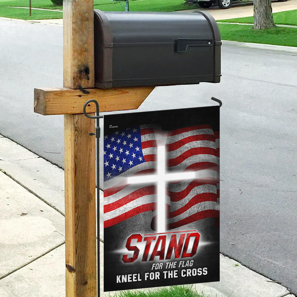 Patriotic American Flag & Cross Throw Blanket THB2051F - Image 9