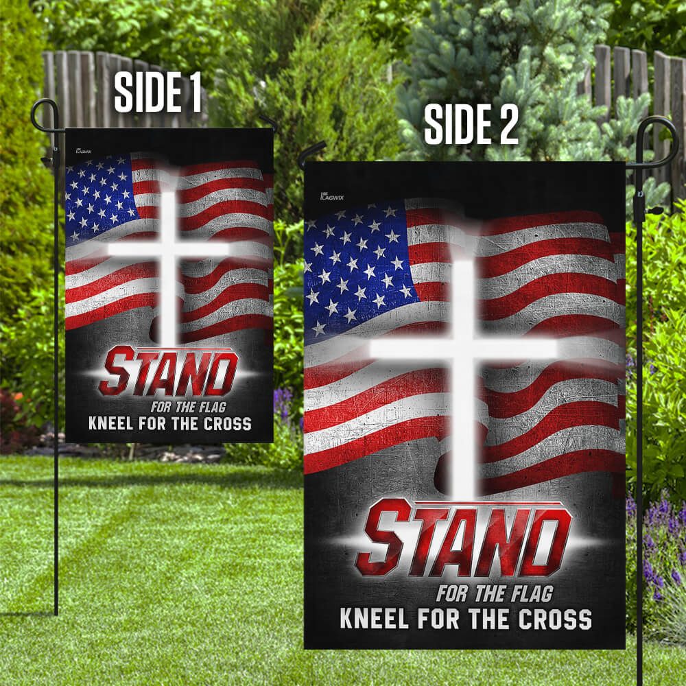 Patriotic American Flag & Cross Throw Blanket THB2051F - Image 10