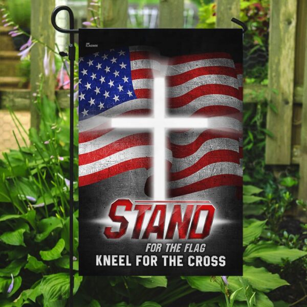 Patriotic American Flag & Cross Throw Blanket THB2051F - Image 7