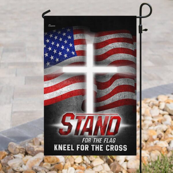 Patriotic American Flag & Cross Throw Blanket THB2051F - Image 8