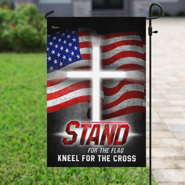Patriotic American Flag & Cross Throw Blanket THB2051F - Image 6