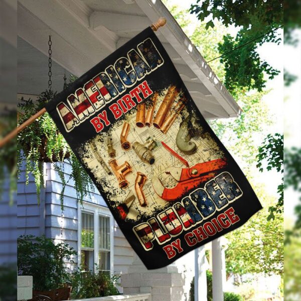 American Plumber Flag: QNK262F - Patriotic Plumbing Decor - Image 3