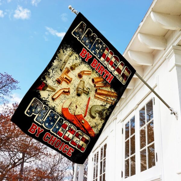 American Plumber Flag: QNK262F - Patriotic Plumbing Decor - Image 2