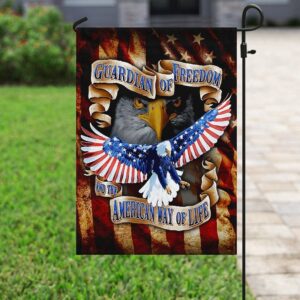 American Eagle Freedom Garden Flag: Patriotic Outdoor Decor