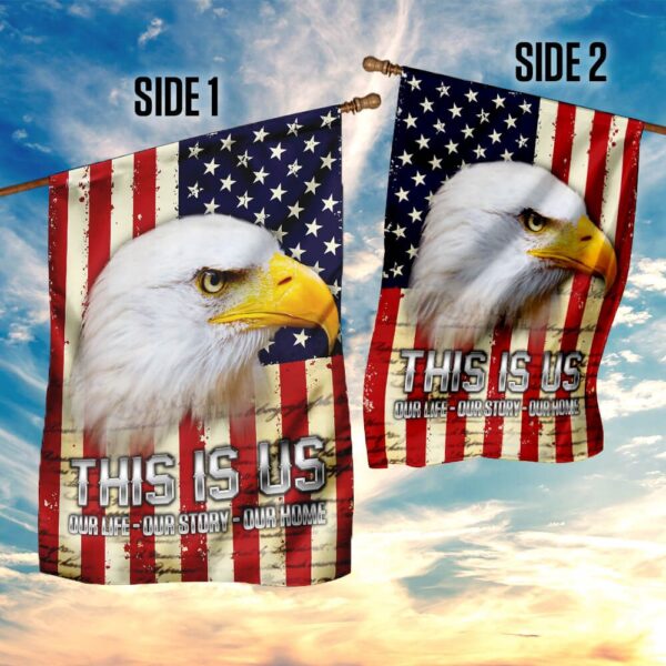 American Eagle Our Story Flag: Patriotic Decor PS124Fv1 - Image 10