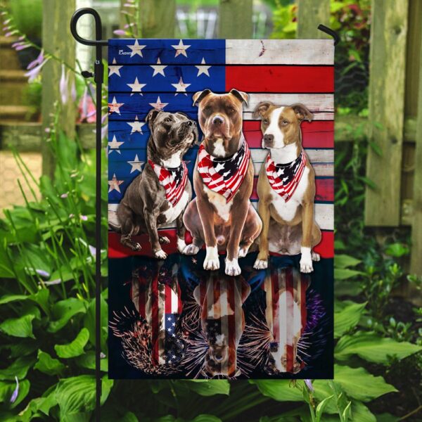 American Flag Pitbull DBX1785F: Patriotic Pitbull Design - Image 7