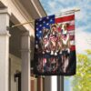American Flag Pitbull DBX1785F: Patriotic Pitbull Design
