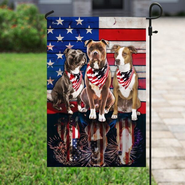 American Flag Pitbull DBX1785F: Patriotic Pitbull Design - Image 6