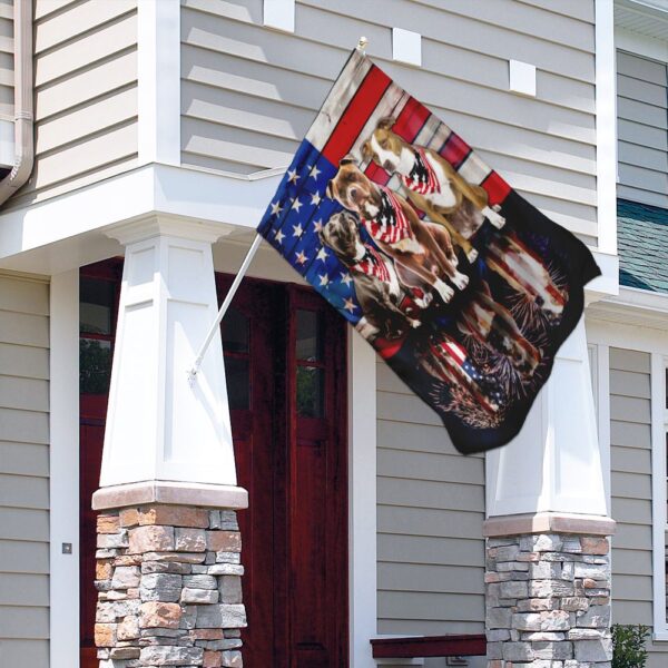 American Flag Pitbull DBX1785F: Patriotic Pitbull Design - Image 4