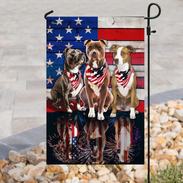 American Flag Pitbull DBX1785F: Patriotic Pitbull Design - Image 8