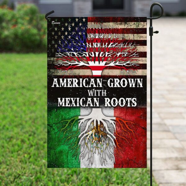 American Grown, Mexican Roots Flag: MLH1006F - Image 6