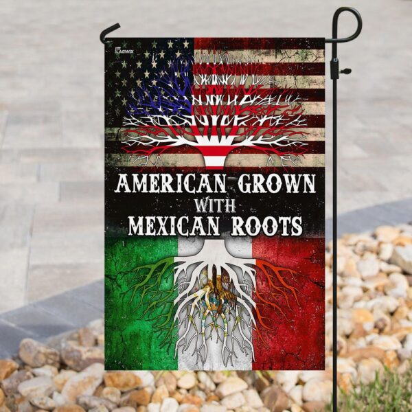 American Grown, Mexican Roots Flag: MLH1006F - Image 8