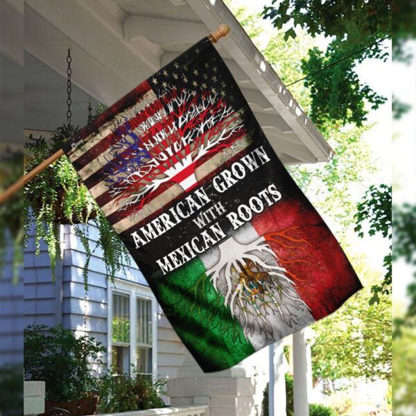 American Grown, Mexican Roots Flag: MLH1006F - Image 3