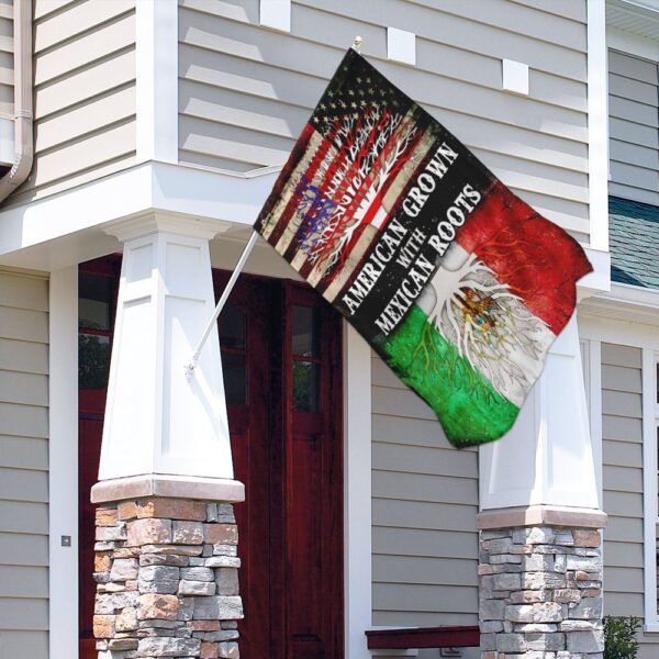 American Grown, Mexican Roots Flag: MLH1006F - Image 4