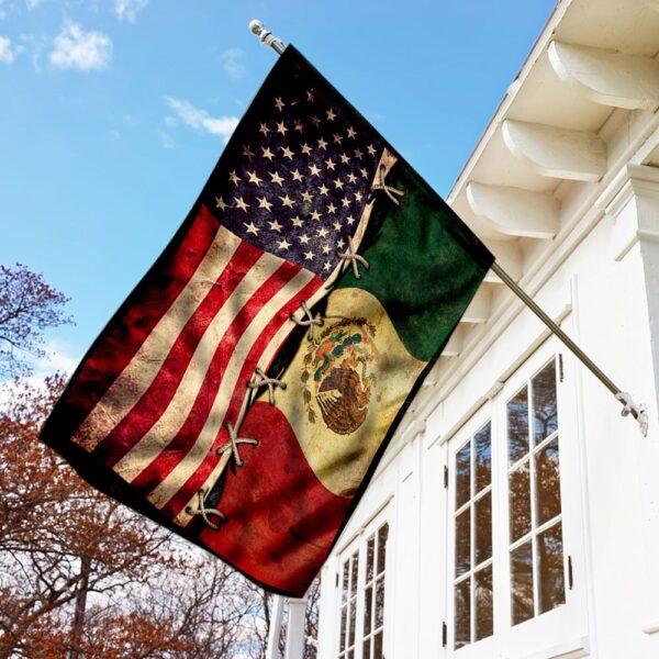 American Grown With Mexican Roots Flag QNK225F - Image 2
