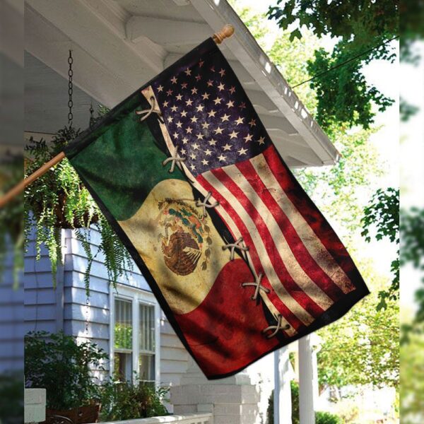American Grown With Mexican Roots Flag QNK225F - Image 3