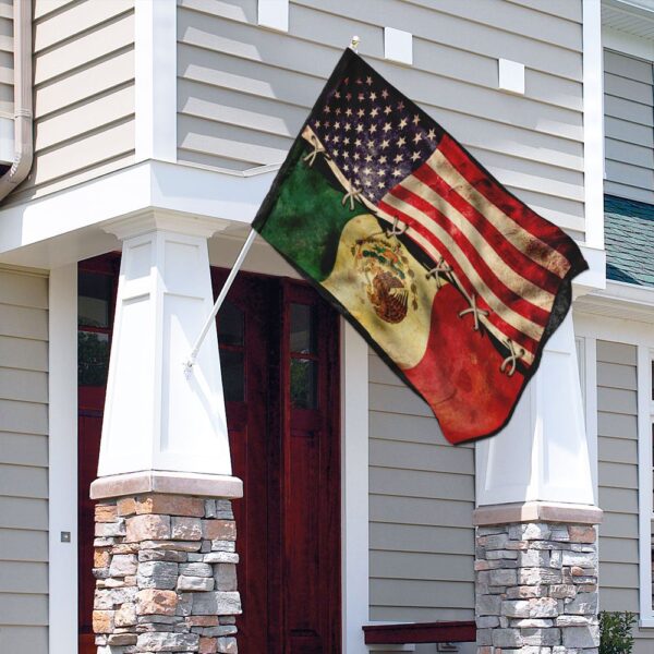 American Grown With Mexican Roots Flag QNK225F - Image 4